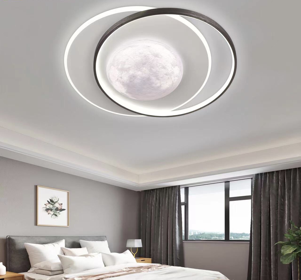 چراغ سقفی سه حالته مدل ماه کد AR7317A